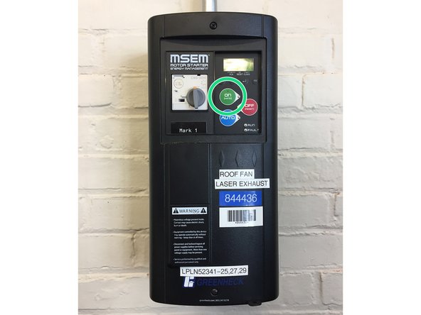 Before cutting, verify the settings you programmed were translated to the control software by selecting Settings.  This will open the same menu you originally created your settings in and allow you to observe whether they are as intended.