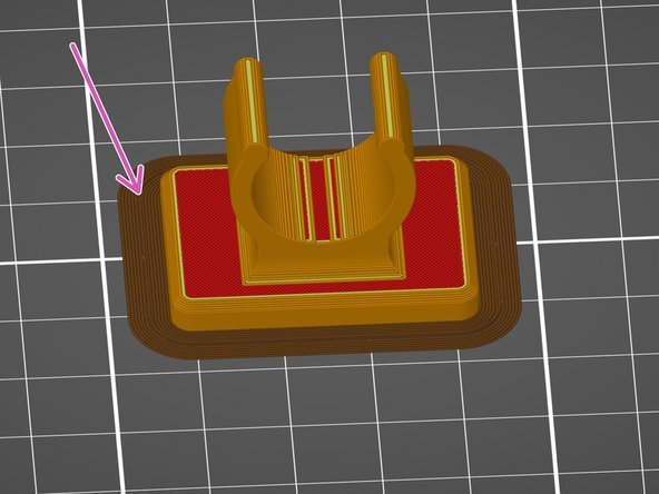 Adhesion between the print and bed is important, and most often where prints begin to fail.  In order to create some extra adhesive property to your print, select the Brim checkbox before slicing your model.  This will add a radiating single layer 'skin' several mm out from the edge of your part and increase its surface area.