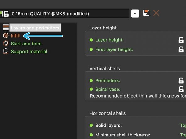 Select the Print settings option at the top of screen, above the top toolbar.