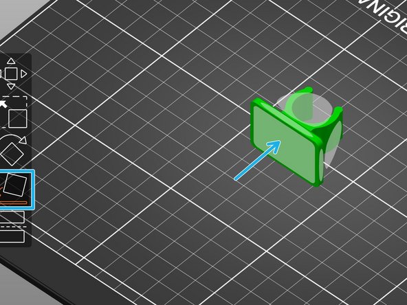 Enter a numerical value in one or more axis entry fields of the Rotate section of the Object manipulation menu.