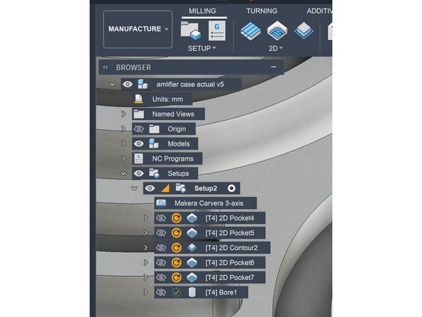 trykk til slutt OK for å fullføre prosessen, da vil jobben dukke opp i treet på venstre side