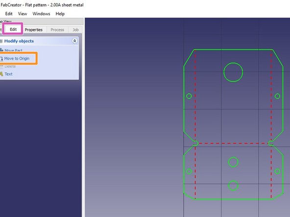 If you have removed text or geometry from your part layout, it is possible the part's location will need to be adjusted so that it sits at the origin of the workspace (X0,Y0).  See below: