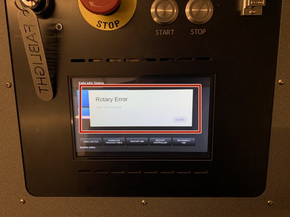 On the touch screen display, press the Home Machine button.  The homing process will take a few moments, after which the screen will display Machine Homed in the Machine Status portion of the home screen.