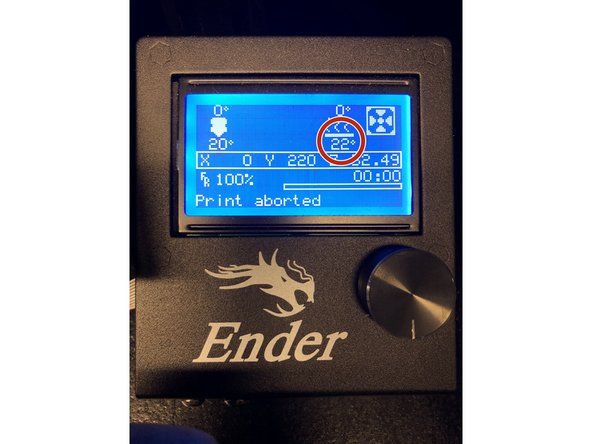 Wait until bed is cool (less than 30ºC).