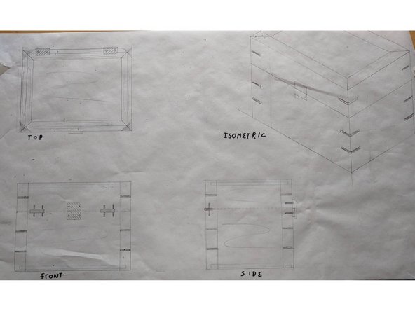By this time you will have created all of the measurements and details needed to make your isometric drawing