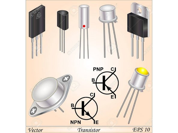 These have 3 leads, an Emitter, Base, and Collector (shown in diagrams as EBC). It’s important to find out which leads are which and wire them according to the diagrams. Sometimes they are flat on one side, which will help to orient as shown in the diagram.