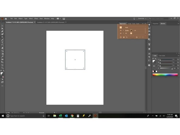 Almost all of these tools will require you to have some sort of object selected.  Draw something, a basic square or circle is enough.
