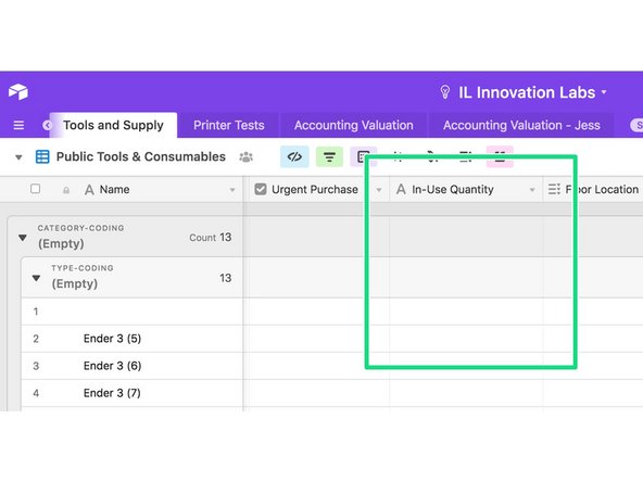 If a tool/tools is missing or broken, make a list and send it in the #general thread on Slack