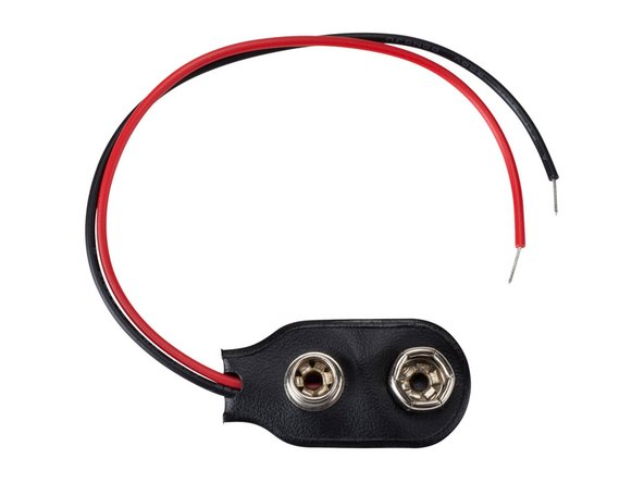 Battery Snaps: These allow you to hook up a 9 volt battery to your pedal. Red line is a positive terminal and the black connects to ground.