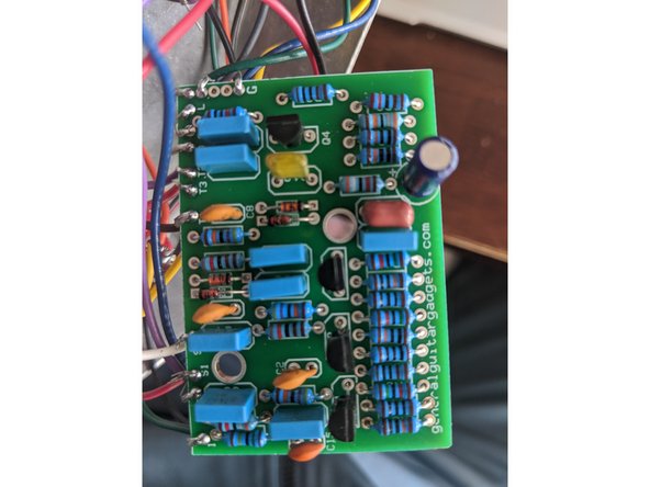 Solder components in order of shortest to tallest, which is generally:
