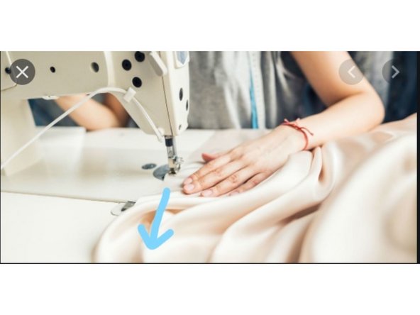 As the needle is going in and out of the fabric make sure the fabric is being pushed up away from the front going at a speed depending on the pressure of the foot on the presser. Do this as much as needed.