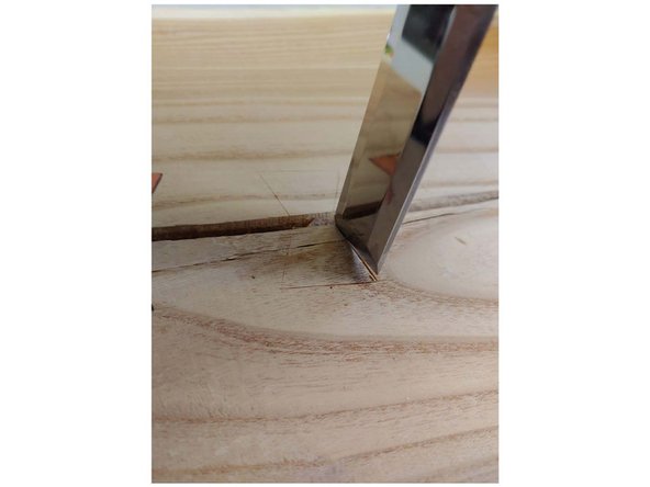 Don’t rush this step: it sets up all of the fitment for the rest of the chisel work on the part. The cleaner this series of cuts is the better your overall fitment will be.