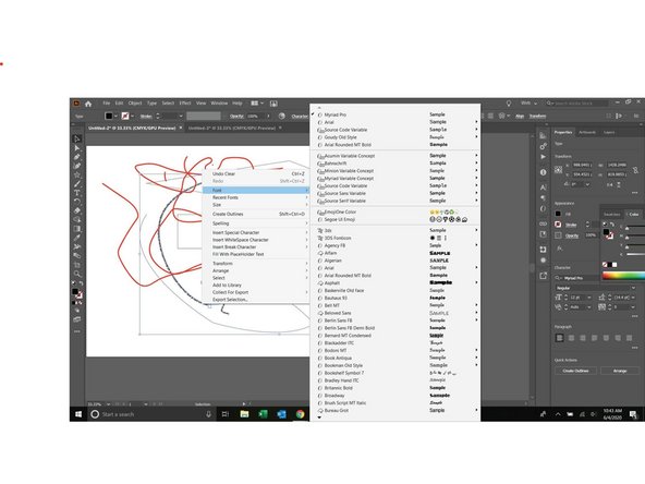 The hidden tools are the type on path tool and the vertical type tool.