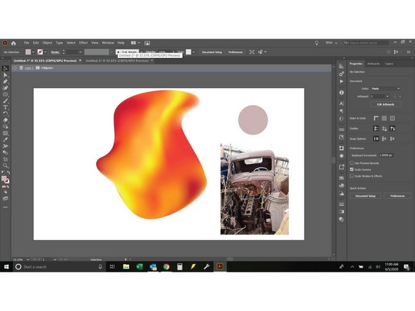 The eyedropper tool is AI's color matching tool.