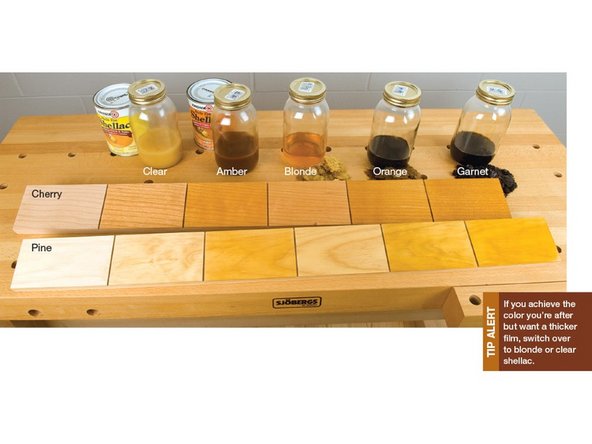 Shellac: The oldest of film finishes, and the only non-petroleum based finish on this list, consequently it is the only one which smells pleasant as you work it. It is made from the secretion of the Lac beetle.