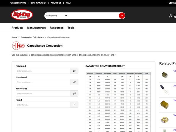 Ceramic Capacitors: Small and circular. They have very small writing on the sides.