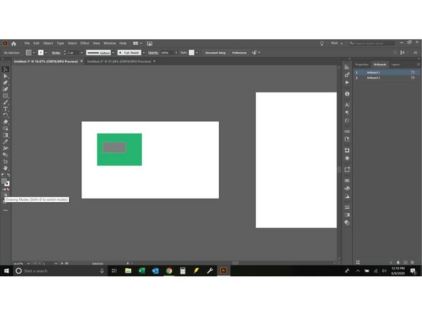 Adobe has 3 main drawing modes