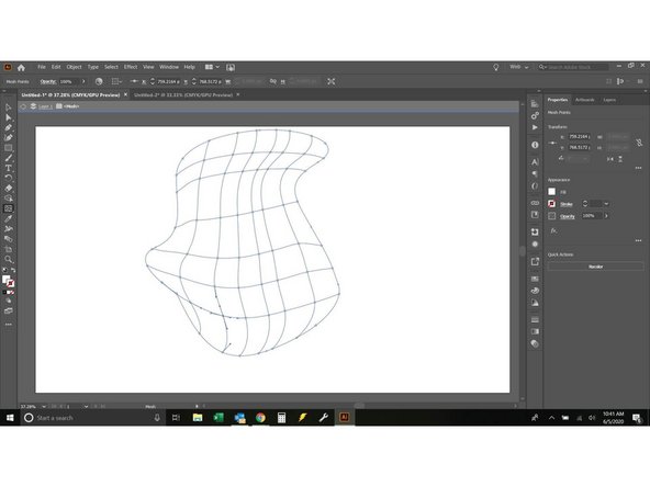 Hidden in the gradient tool is the Gradient Mesh tool. Click+hold the gradient tool to  access it.