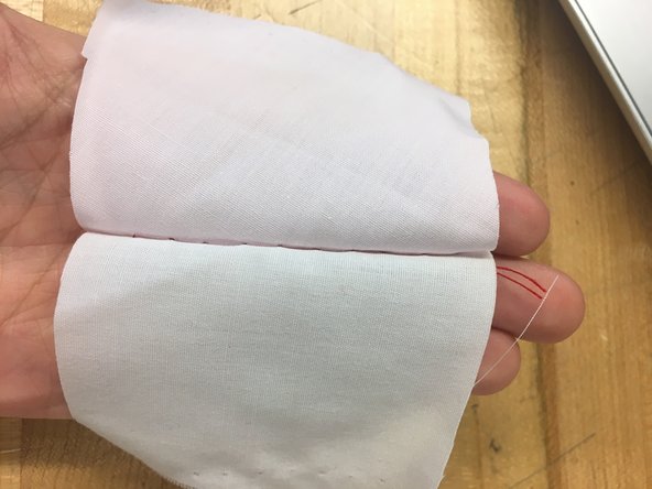 While using a pattern, make sure to cut about 2 cm of extra fabric around your pattern to allow a seam allowance and sew along the pattern.