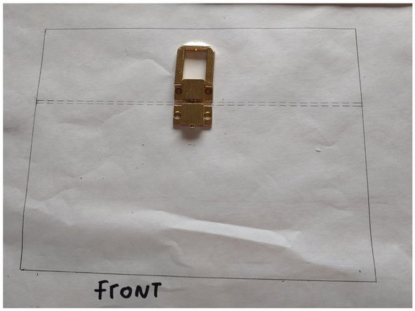 Since you are doing full scale drawings you are now able to check the actual hardware against the size of the box. Or, take your drawing shopping with you!