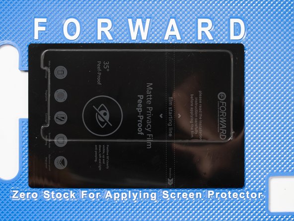 Once your have your privacy film cut you can remove it from the backing sheet.