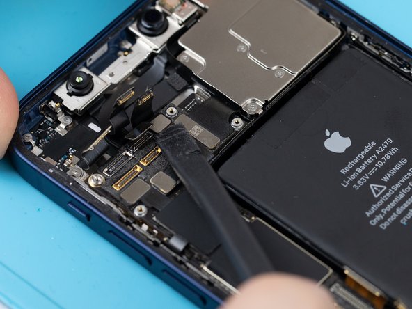 Using a spudger or your fingernail, disconnect the LED flex.