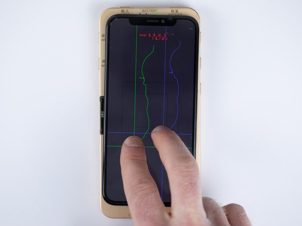 Now if you touch the screen there will be one blue and one green line that will track your fingers.