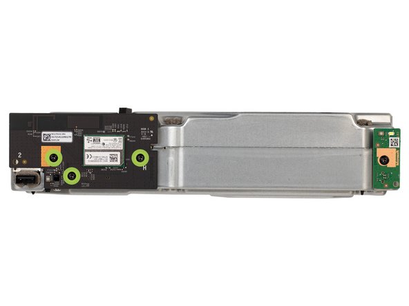 To remove the Bluetooth board from the long edge of the chassis, you will need to remove the three 9.5 mm-long screws that secure it in place.