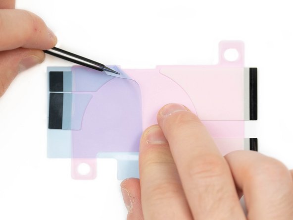 Peel the second protective liner of the adhesive away.