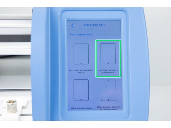 Choose the type of cut you'd like.