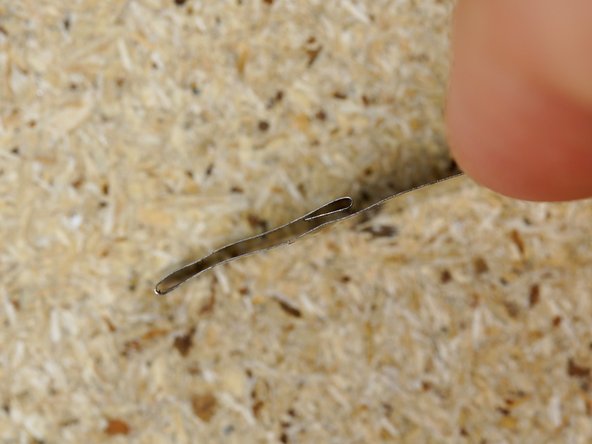 The piece of metal we're using, we bend it in a certain way that creates an air pocket that gives an extra layer of heat protection for the OLED.