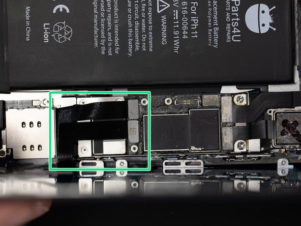 Connect the display and touch flexes.