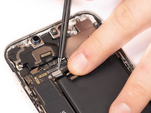 Disconnect the rear mic flex from it's socket.