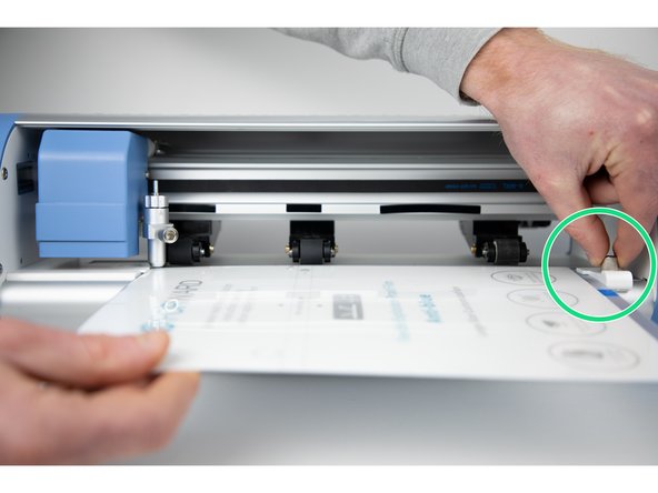 Ajust your film loader pin so it fits tightly against your film.