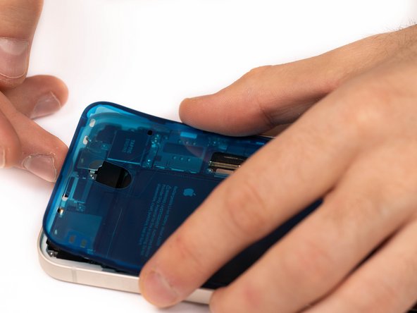 If the position of the adhesive is incorrect, you won't be able to re-position it. You'll have to remove it and start over with a new adhesive, so take your time through this step.