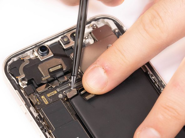 Disconnect the rear mic flex from it's socket.