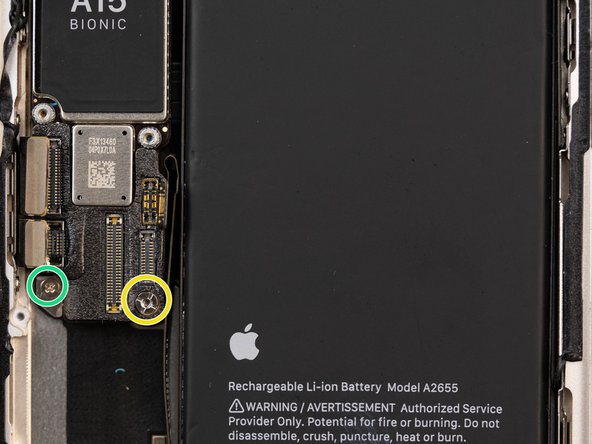 2x Convex Cross Screws