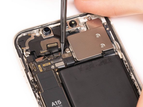 Disconnect the first rear camera flex from it's socket.