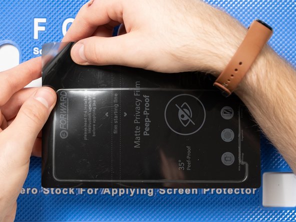 Peel away the outside of the cut.