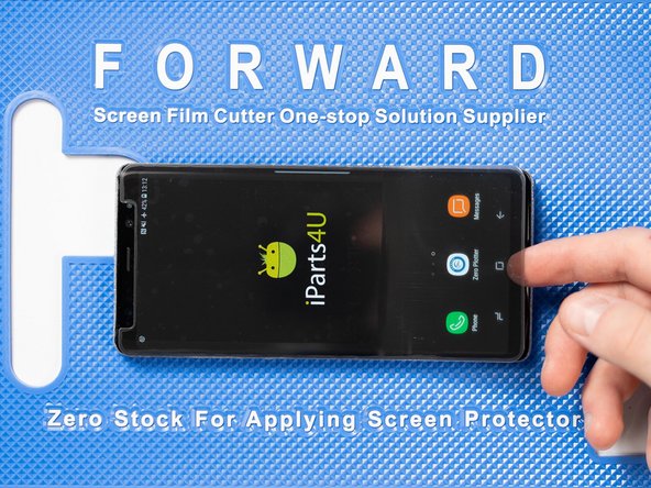 Starting at the bottom of the phone towards the charge port, lift the film up with your fingers and peel it backwards.