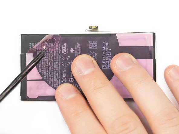 Peel away the final large liner to expose the adhesives.