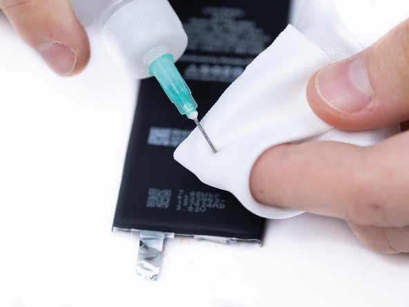 Clean the plate with a cloth and some IPA until all of the glue residue is off.