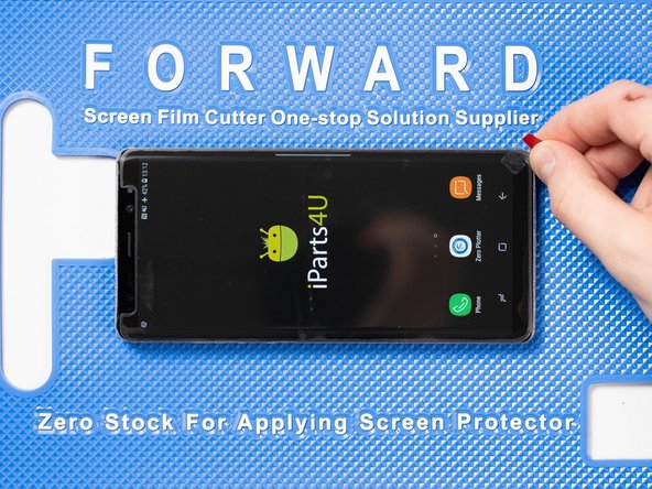 You can use tweezers to pick the protective layer away however there is a chance of piercing or scratching the film so we'd recommend using a peelable tab instead.