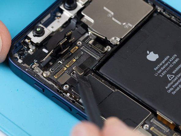 Using a spudger or your fingernail, disconnect the Antenna flex.