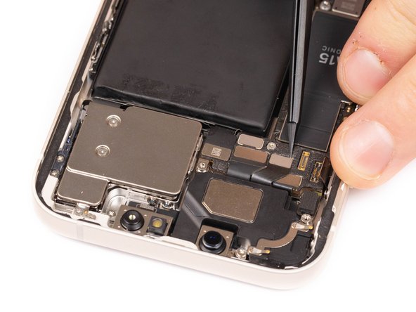 Disconnect the front camera flex.