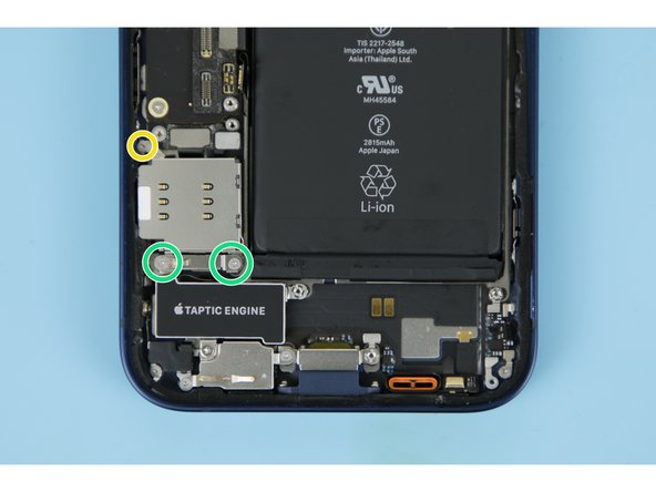 Using a screwdriver, remove the three screws securing it down.