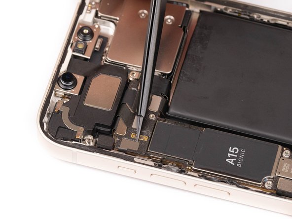 Disconnect the power volume NFC flex from it's socket.