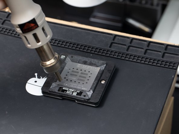 Temperatures may vary depending on what solder rework station you're using.