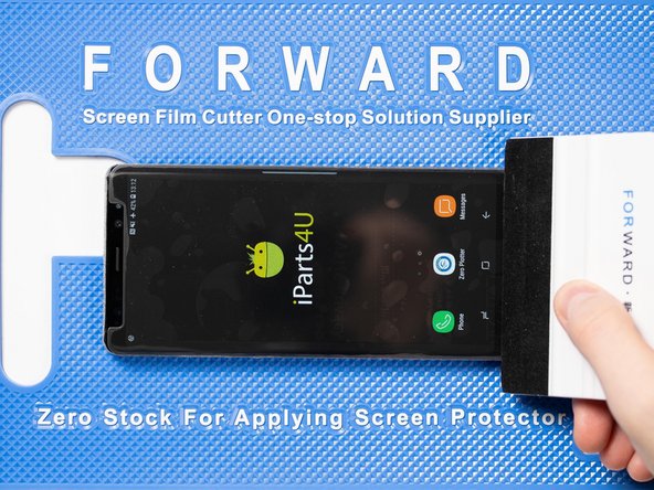 Continue using the application tool to smooth out any bubbles.