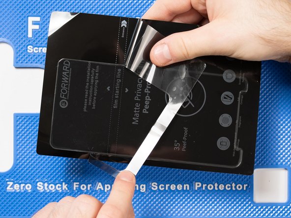 Peel away the outside of the cut.